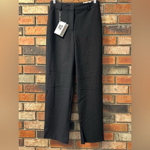 NEW Frank + Oak The Jane High Rise Straight Leg Trouser Pant - Picture 4 of 9